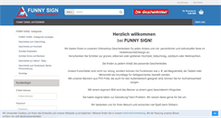 Desktop Screenshot of funny-sign.de